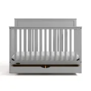 5-In-1 Convertible Crib With Drawer
