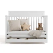5-In-1 Convertible Crib With Drawer