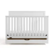 5-In-1 Convertible Crib With Drawer