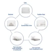 4 -in-1 Convertible Crib