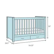 4 -in-1 Convertible Crib