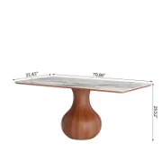 Elegant Rectangular Dining Table