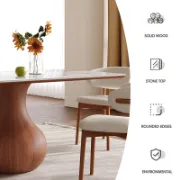 Elegant Rectangular Dining Table