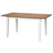 Rectangular Solid Wood Base Dining Table