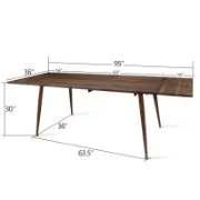 Elegant Extendable Dining Table