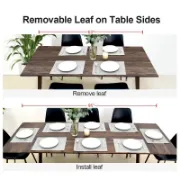 Elegant Extendable Dining Table