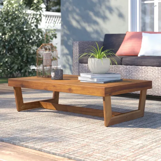 Rectangular Acacia Outdoor Coffee Table