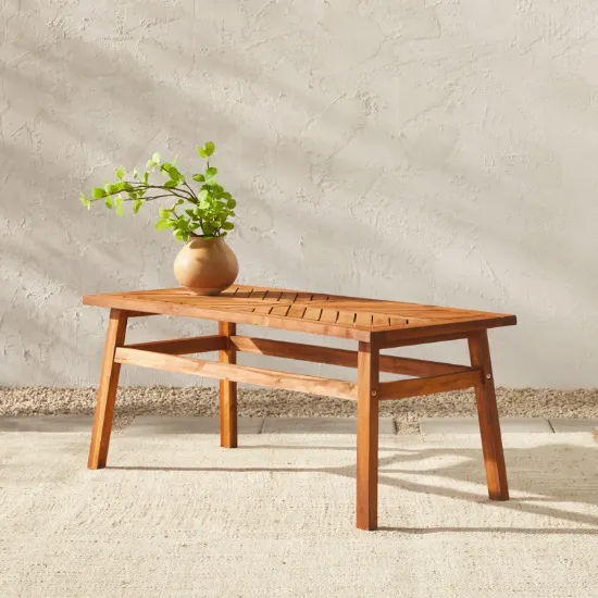 Rectangular Acacia Outdoor Coffee Table