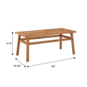 Rectangular Acacia Outdoor Coffee Table