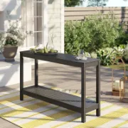 Rectangular Mahogany Outdoor Buffet & Console Table