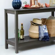 Rectangular Mahogany Outdoor Buffet & Console Table