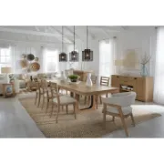 Extendable Solid Wood Base Dining Table