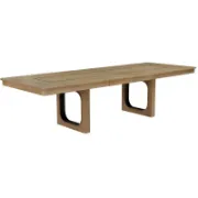 Extendable Solid Wood Base Dining Table