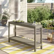 Rectangular Mahogany Outdoor Buffet & Console Table
