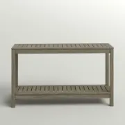 Rectangular Mahogany Outdoor Buffet & Console Table