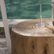 Outdoor Concrete Side Table