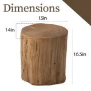 Outdoor Concrete Side Table