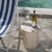 Outdoor Concrete Side Table