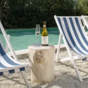 Outdoor Concrete Side Table