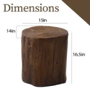 Outdoor Concrete Side Table