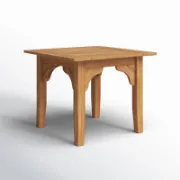Square Teak Outdoor Side Table