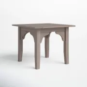 Square Teak Outdoor Side Table
