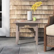 Square Teak Outdoor Side Table