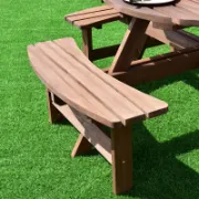 Round Fir Outdoor Picnic Table