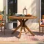 Round Acacia Outdoor Dining Table