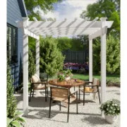 Round Acacia Outdoor Dining Table