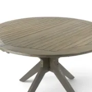 Round Acacia Outdoor Dining Table