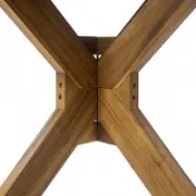 Round Acacia Outdoor Dining Table