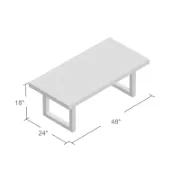 Rectangular Outdoor Coffee Table