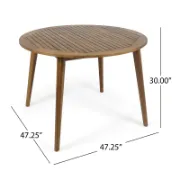 Round Outdoor Dining Table