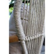 Winged Teak Wicker Lounge Pair