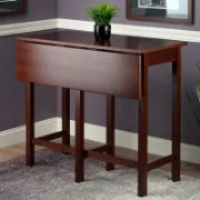 Counter-Height Extendable Solid Wood Dining Table