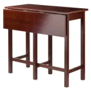 Counter-Height Extendable Solid Wood Dining Table