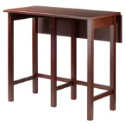 Counter-Height Extendable Solid Wood Dining Table