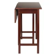 Counter-Height Extendable Solid Wood Dining Table