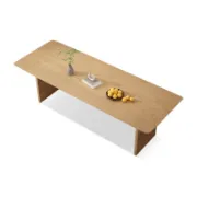 Rectangular Solid Pine Wood Dining Table