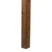 Rectangular Solid Walnut Wood Dining Table