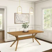 Cross Leg Rectangular Dining Table