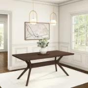 Cross Leg Rectangular Dining Table