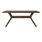 Cross Leg Rectangular Dining Table