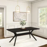 Cross Leg Rectangular Dining Table
