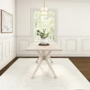 Cross Leg Rectangular Dining Table