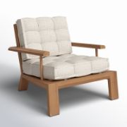 Wide-Leg Outdoor Chair