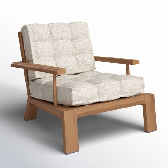 Wide-Leg Outdoor Chair