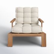 Wide-Leg Outdoor Chair