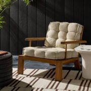 Wide-Leg Outdoor Chair